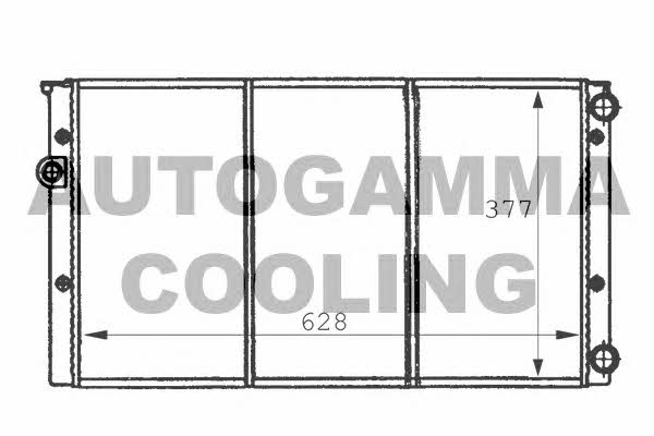 Autogamma 101057 Radiator, engine cooling 101057