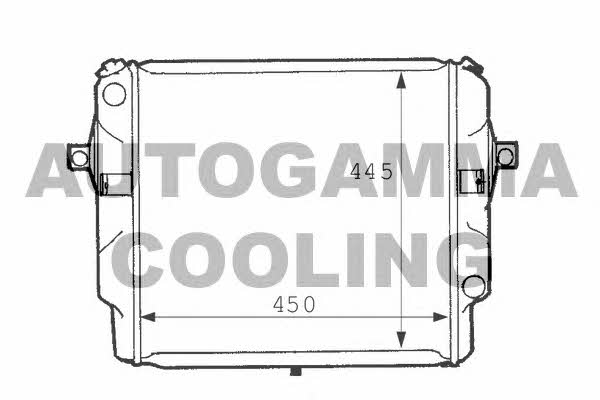 Autogamma 101084 Radiator, engine cooling 101084
