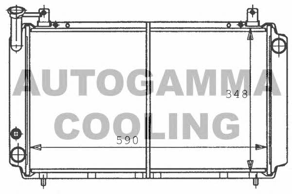 Autogamma 100646 Radiator, engine cooling 100646