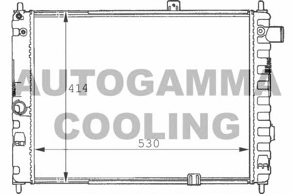 Autogamma 100664 Radiator, engine cooling 100664