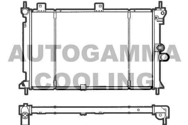 Autogamma 100669 Radiator, engine cooling 100669