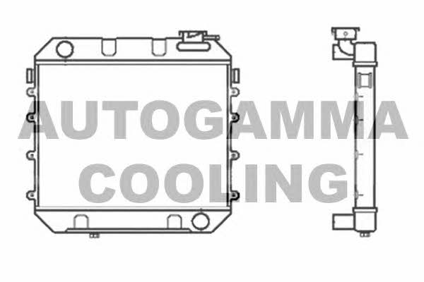 Autogamma 100679 Radiator, engine cooling 100679