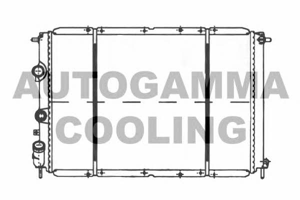 Autogamma 100905 Radiator, engine cooling 100905