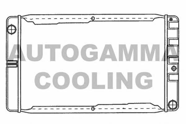 Autogamma 101104 Radiator, engine cooling 101104