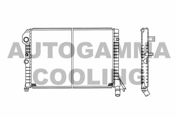 Autogamma 101107 Radiator, engine cooling 101107