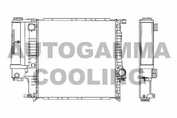 Autogamma 101120 Radiator, engine cooling 101120