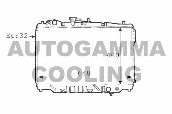 Autogamma 101131 Radiator, engine cooling 101131
