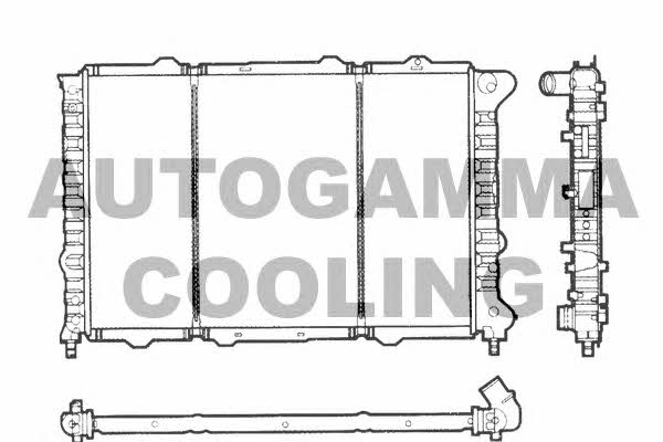 Autogamma 101144 Radiator, engine cooling 101144