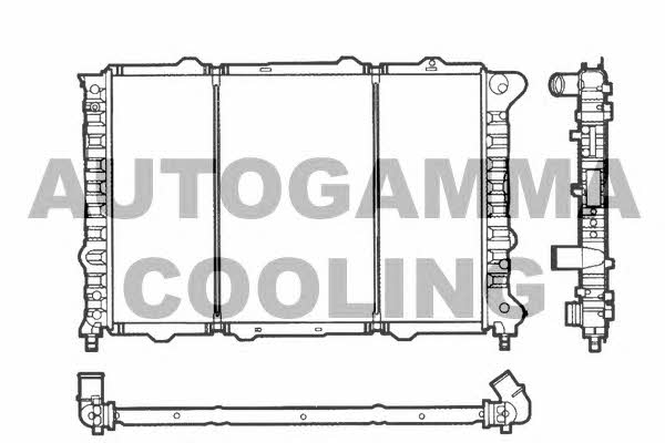 Autogamma 101146 Radiator, engine cooling 101146