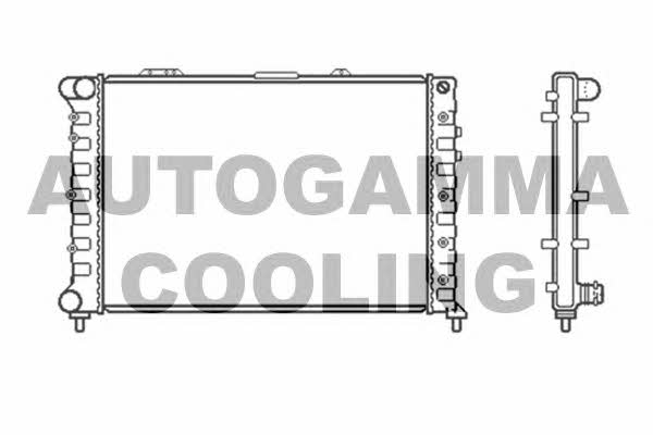 Autogamma 101149 Radiator, engine cooling 101149
