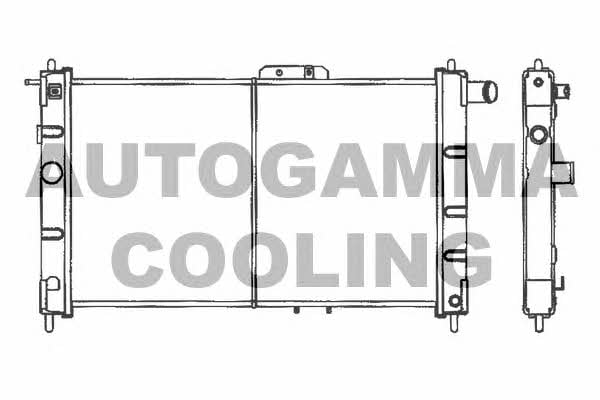 Autogamma 101159 Radiator, engine cooling 101159