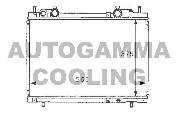 Autogamma 101162 Radiator, engine cooling 101162