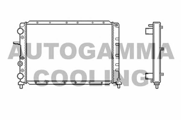 Autogamma 101179 Radiator, engine cooling 101179