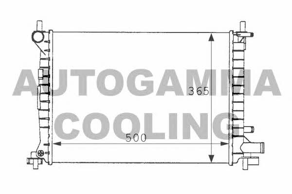 Autogamma 101197 Radiator, engine cooling 101197