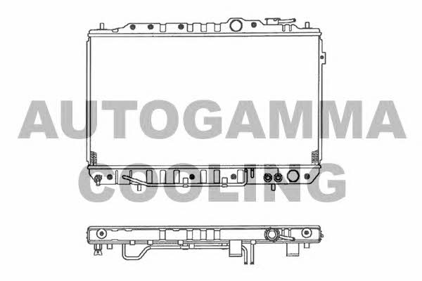 Autogamma 101205 Radiator, engine cooling 101205