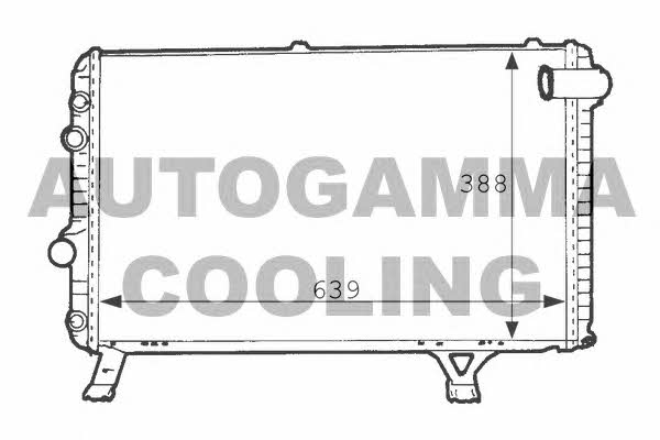 Autogamma 101236 Radiator, engine cooling 101236
