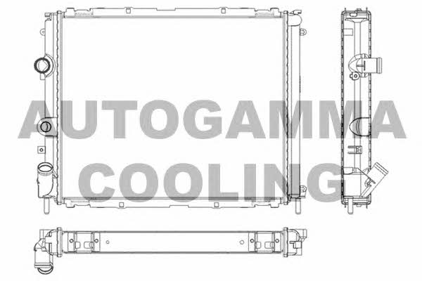 Autogamma 101242 Radiator, engine cooling 101242