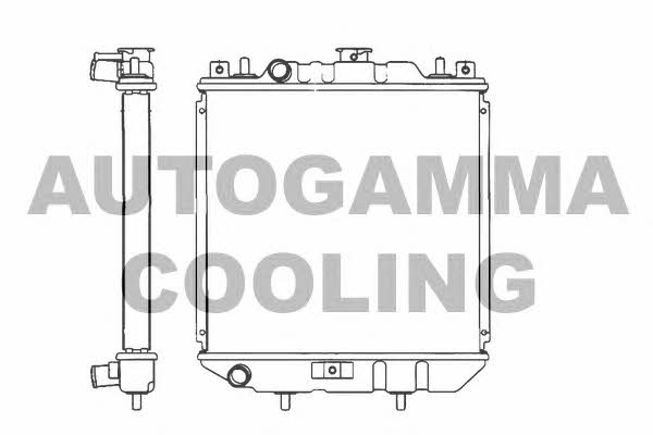Autogamma 101263 Radiator, engine cooling 101263