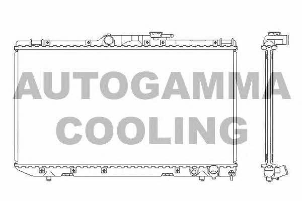 Autogamma 101271 Radiator, engine cooling 101271
