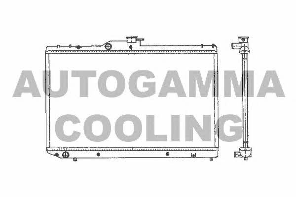 Autogamma 101277 Radiator, engine cooling 101277