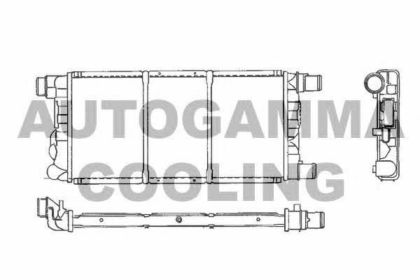 Autogamma 101296 Radiator, engine cooling 101296