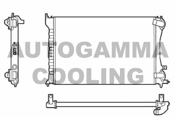 Autogamma 101303 Radiator, engine cooling 101303