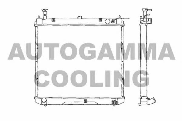Autogamma 101307 Radiator, engine cooling 101307