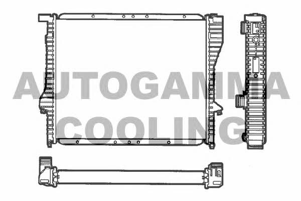 Autogamma 101362 Radiator, engine cooling 101362