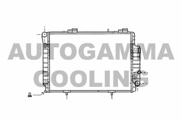 Autogamma 101379 Radiator, engine cooling 101379