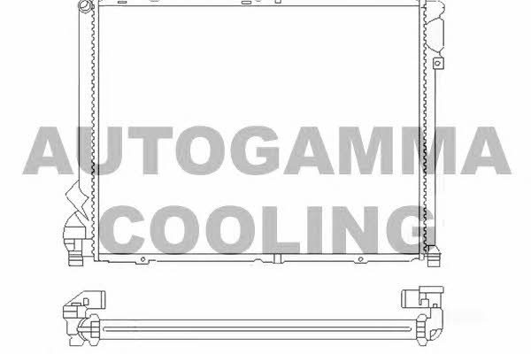 Autogamma 101406 Radiator, engine cooling 101406