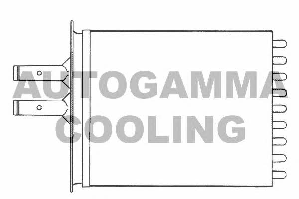 Autogamma 101610 Heat exchanger, interior heating 101610