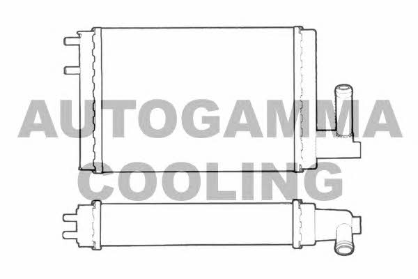 Autogamma 101617 Heat exchanger, interior heating 101617