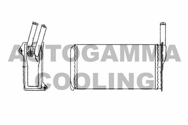 Autogamma 101619 Heat exchanger, interior heating 101619