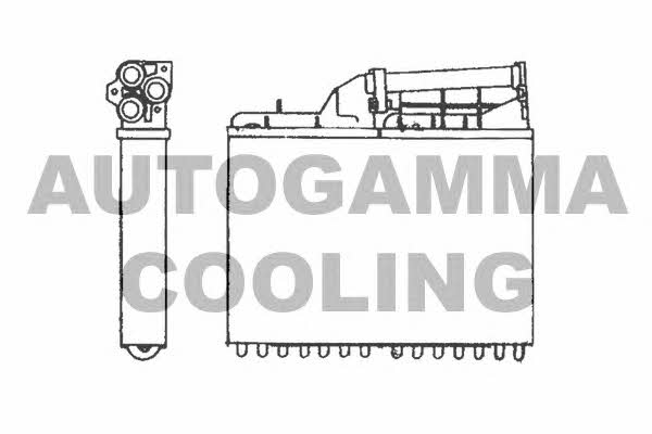 Autogamma 101623 Heat exchanger, interior heating 101623