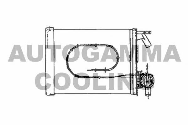 Autogamma 101628 Heat exchanger, interior heating 101628