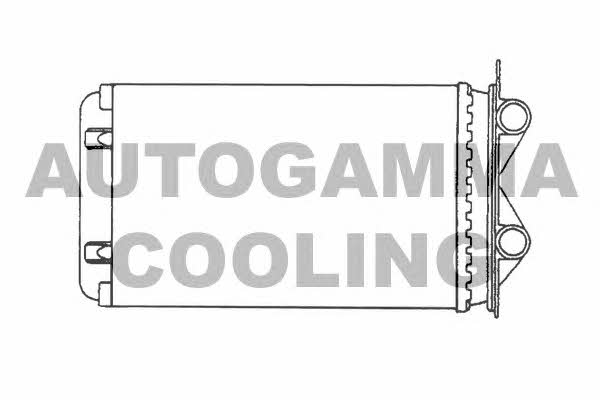 Autogamma 101644 Heat exchanger, interior heating 101644