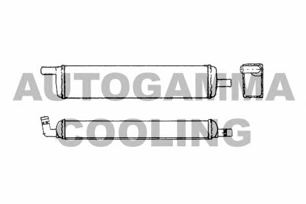 Autogamma 101653 Heat exchanger, interior heating 101653