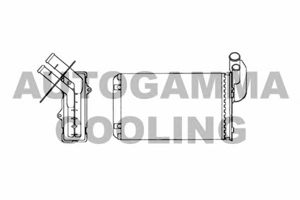 Autogamma 101665 Heat exchanger, interior heating 101665