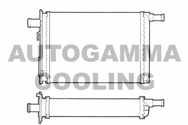 Autogamma 101666 Heat exchanger, interior heating 101666