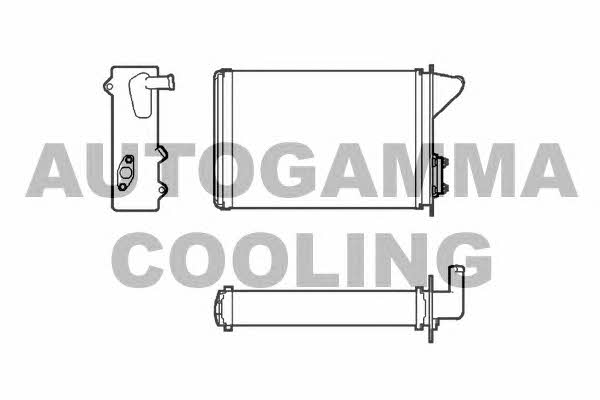Autogamma 101667 Heat exchanger, interior heating 101667
