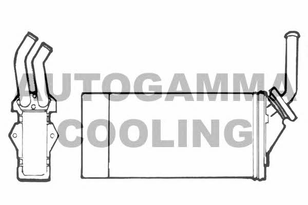 Autogamma 101679 Heat exchanger, interior heating 101679