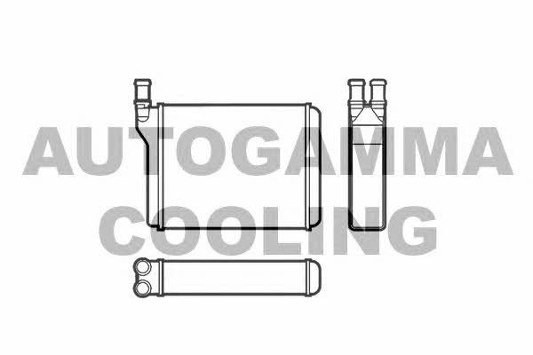 Autogamma 101686 Heat exchanger, interior heating 101686