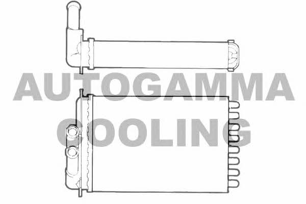 Autogamma 101688 Heat exchanger, interior heating 101688