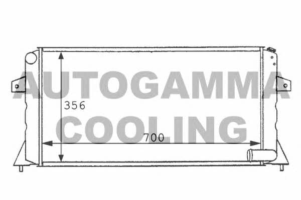 Autogamma 100932 Radiator, engine cooling 100932