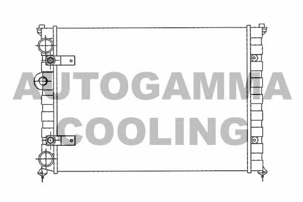 Autogamma 100956 Radiator, engine cooling 100956