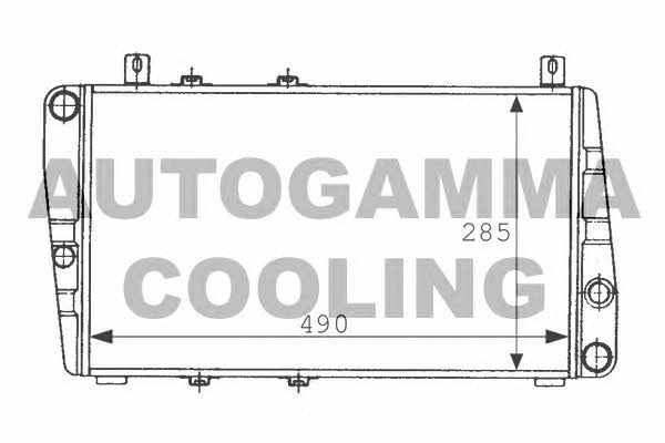 Autogamma 100967 Radiator, engine cooling 100967