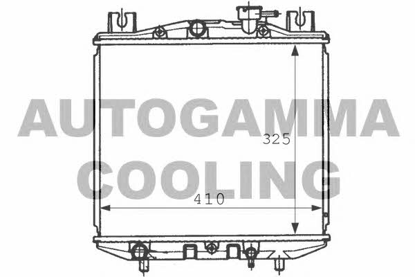 Autogamma 100969 Radiator, engine cooling 100969