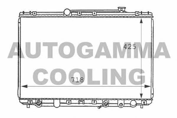 Autogamma 100992 Radiator, engine cooling 100992