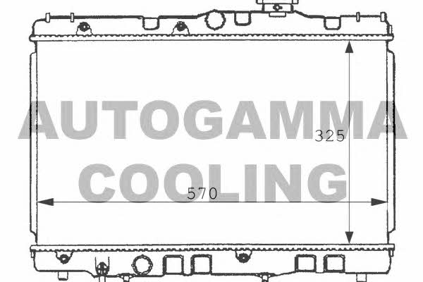 Autogamma 100997 Radiator, engine cooling 100997