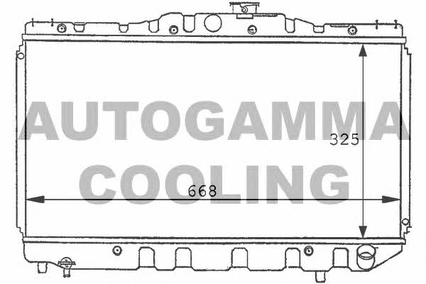 Autogamma 101003 Radiator, engine cooling 101003